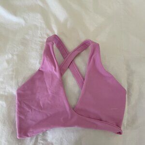 Acta Pink Crossback Bra Size Small